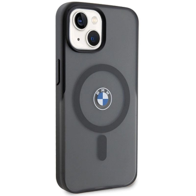 Këllëf telefoni BMW Signature, me MagSafe, për iPhone 15, i zi