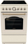 Електричен шпорет Gorenje GECS5B70CLI, рерна 70L, керамички плотни, слонова коска