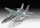 Model avioni Revell F-14D Super Tomcat, shkalla 1:100, plastik, gri