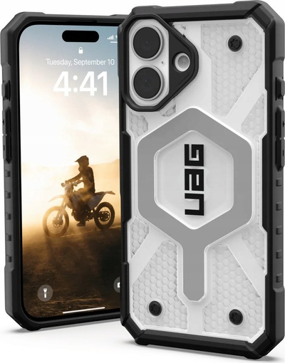 Futrollë telefoni Urban Armor Gear Pathfinder Clear, për iPhone 16, 6.1", e tejdukshme