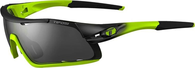 Syze sportive Tifosi Davos Race Neon, 3 xhama të ndërrueshëm, UV400, të verdha neon