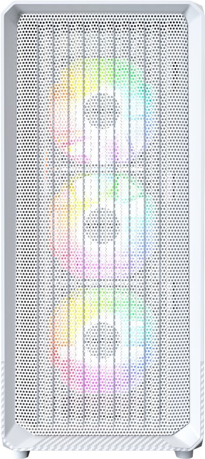 Kase PC Montech X5, Mid Tower, 4 ventillatorë ARGB, e bardhë