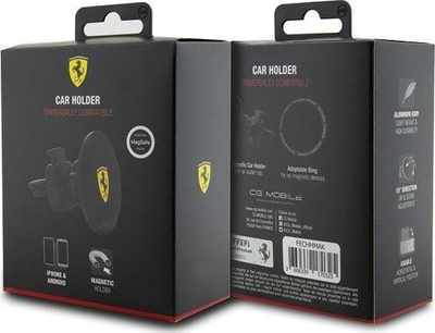 Mbajtëse magnetike makine Ferrari 2023 MagSafe, për ajrosje, për iPhone, e zezë