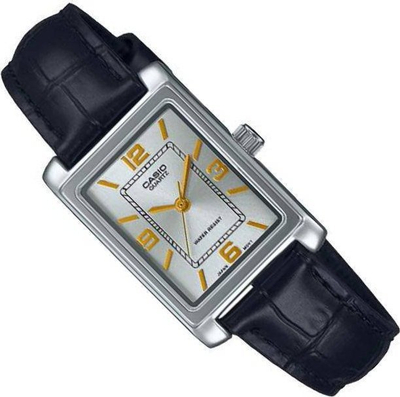 Orë dore Casio LTP-1234PL-7A2EF, për goca, argjendi