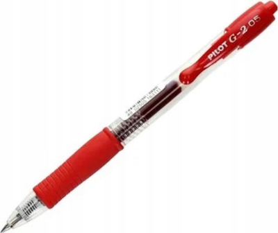 Stilolaps xhel Pilot G-2, 0.7mm, i kuq