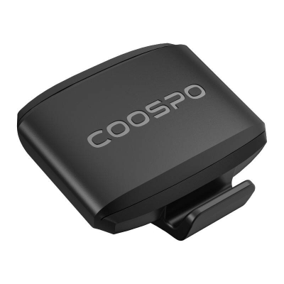 Sensor shpejtësie biçiklete Coospo BK9S, Bluetooth 5.0, ANT+, i zi