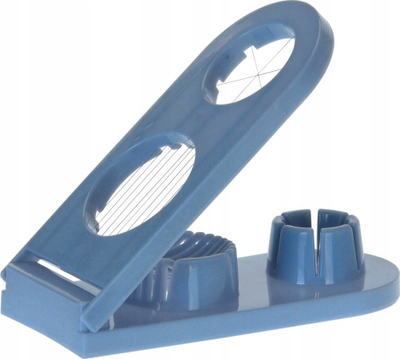 Prerës vezësh Excellent Houseware 3-Function, plastikë ABS, 3 mënyra prerjeje, blu