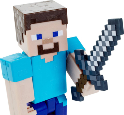 Figurë loje Educa Borras Minecraft, 8 cm, me nyje që lëvizin, shumëngjyrëshe