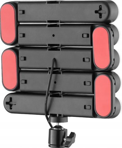 Dritë studio LED FreePower V8, unazë gjashtëkëndore, 3200-6500K, e bardhë