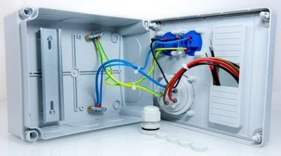 Panel elektrik shpërndarës RW3959, CEE 32A 5P, CEE 16A 5P 4xGS, IP44
