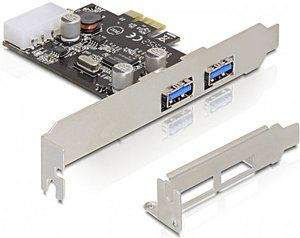 Zgjerues rrjeti Delock PCIe 2.0 x1 Controller - 2x USB 3.0