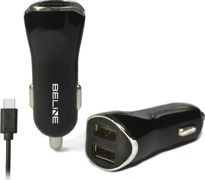 Karikues Beline 2xUSB + USB-C 2.1A, i zi