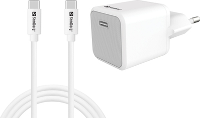 Karikues muri Sandberg USB C 20W, dalje USB C PD, me kabllo USB C 1m