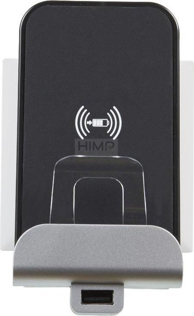 Индуктивна станица за полнење Legrand Niloe Step, 5V 1A, излез USB 5V 2.4A, бела