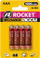 Bateria të rikarikueshme Rocket Accu AAA, 1000mAh, set me 4 copë