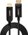 Kабел Lindy Fibre Optic Hybrid DisplayPort 1.2 во HDMI, 30m, 4K, црн