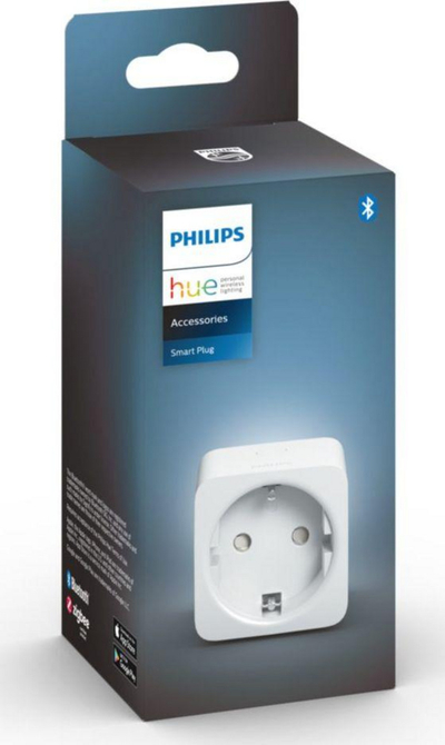 Prizë smart Philips Hue Smart Plug, kontroll me aplikacion, Bluetooth, e bardhë