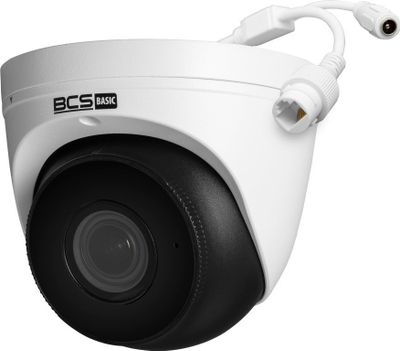 Kamerë IP BCS BCS-B-EIP45VSR3, 5 Mpx, lente motozoom 2.8–12 mm, e bardhë