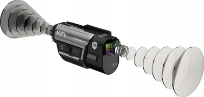 Kamerë për motor MUFU Motocam V30P, Full HD, dy sy, që s’e ha uji