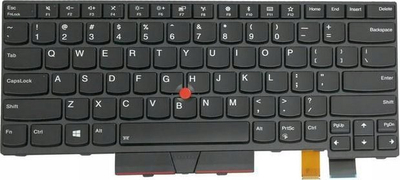 Tastierë Lenovo për laptop NBL NRD, me TrackPoint, me touchpad, e zezë
