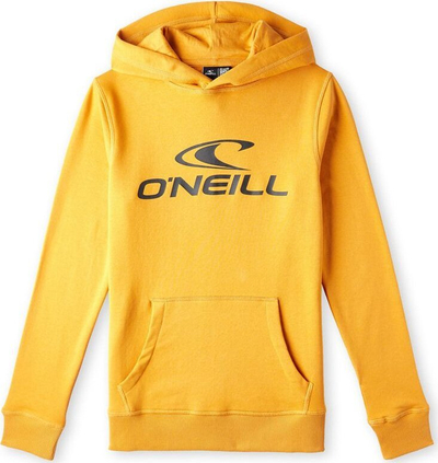 Bluzë me kapuç O'Neill Logo Hoodie Jr, për kalamaj, pambuk, e verdhë