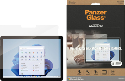 Mbrojtës ekrani PanzerGlass për Microsoft Surface Go 4 3 2, xham i temperum, transparencë e lartë