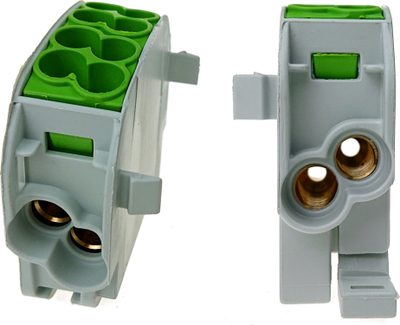 Bllok shpërndarës Simet SCB 25 SIMBLOCK, 80A, për Al Cu, gri