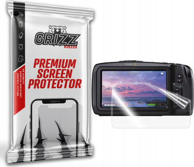 Film mbrojtës GrizzGlass Ceramic për Blackmagic Pocket 4K, i fortë kundër gërvishtjeve, i tejdukshëm