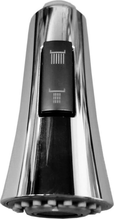 Aerator rubineti DA135A, për kuzhinë, dy mënyra daljeje, argjendi