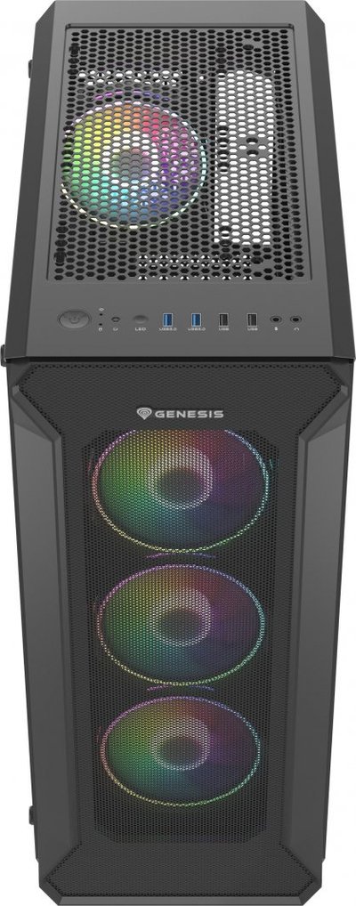 Kasë Genesis IRID 505 ARGB V2, Midi Tower