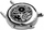 Orë dore për femra Walter Bach Trier Silver Steel WAL-4518, e argjendtë