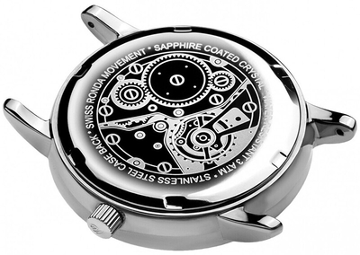Orë dore për femra Walter Bach Trier Silver Steel WAL-4518, e argjendtë