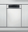 Pjatalarëse e integrume Whirlpool WSBC3M17X, 10 sete, 60 cm, inox