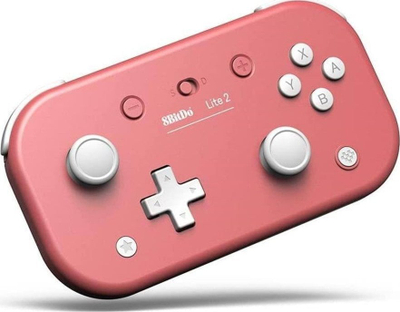 Gamepad 8BitDo Lite 2, Bluetooth, USB C, rozë