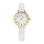 Orë dore për kalamaj Paul Lorens PL14641A-3C2-2, quartz, ciferblat 26mm, rrip i bardhë