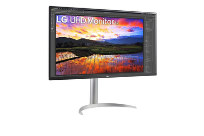 Monitor LG 32UP55NP-W, 31.5", 4K UHD, i bardhë