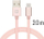 Kabllo USB në USB C Swissten Textile, 2m, 3A, e zezë