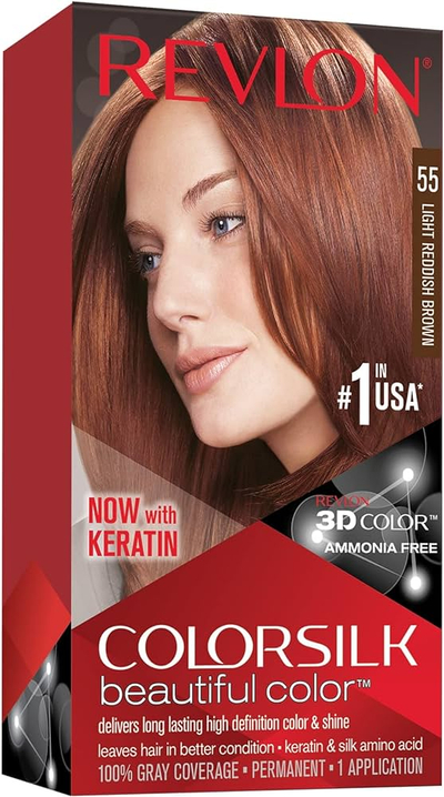 Ngjyrë për flokë Revlon, 55 Light Reddish Brown, 59.1 ml