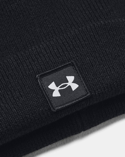 Kapelë Under Armour Halftime Shallow Cuff Beanie, e zezë