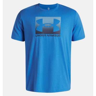 Bluzë sportive Under Armour Boxed Sportstyle, pambuk, për burra, blu