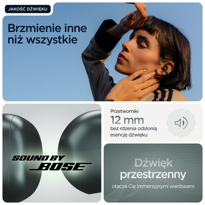 Kufje wireless Motorola Moto Buds Loop, in ear, me kasë karikimi, jeshile të errëta
