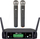 Set mikrofonësh wireless DNA KVM 2, 2 mikrofona dinamikë, UHF, i zi