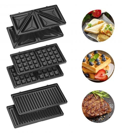 Aparat sanduiçi Clatronic ST 3670, 650W, 3 në 1, i bardhë