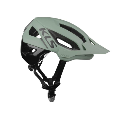 Helmet për biçikletë malore Kellys Outrage, in-mold, me strehë, jeshile