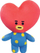 Loder pelushi AURORA BT21 TATA 61459, e vogël, blu e kuqe
