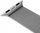 Rrip metalik FIXED Mesh Strap për Apple Watch, 42/44/45mm, argjend