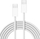 Kabllo karikimi Cubenest USB C në USB C, 60W, 1m, e bardhë