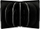 Kuti DVD MediaRange, për 12 disqe, 39mm, e zezë