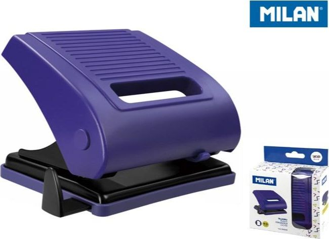 Perforator Milan Hole Punch, 15 fletë, me sistem sigurie, blu