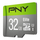 Мемориска картичка microSDHC PNY Elite 32GB, Class 10, UHS-I U1